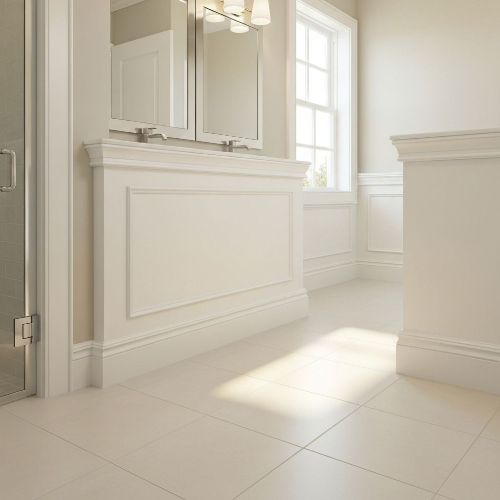 Master Bath Trim Installation