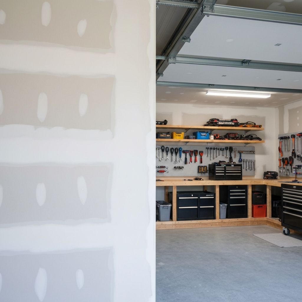 Garage Drywall Repair